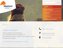 Tablet Screenshot of mediant.nl